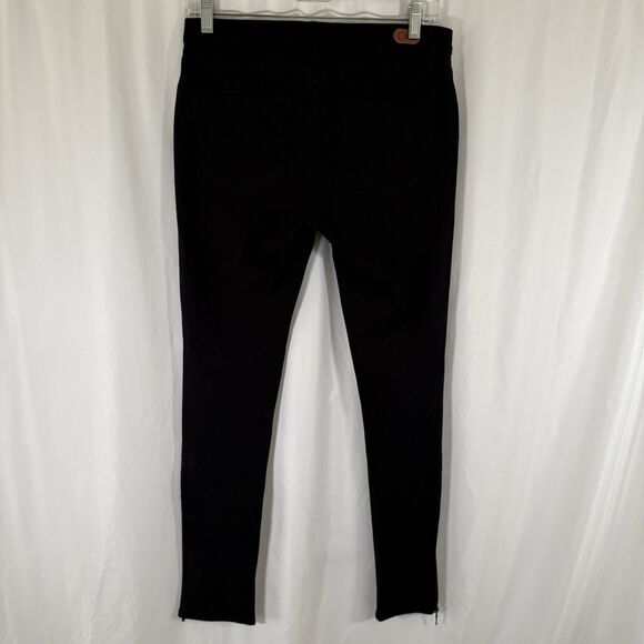 New Dittos Jeans Women's 28 Black Button ZIp Maxine Side Zip Ponte Leggings - Picture 10 of 12